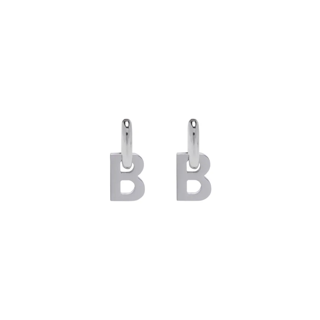 Orecchini B Chain Xl da Donna in Argento