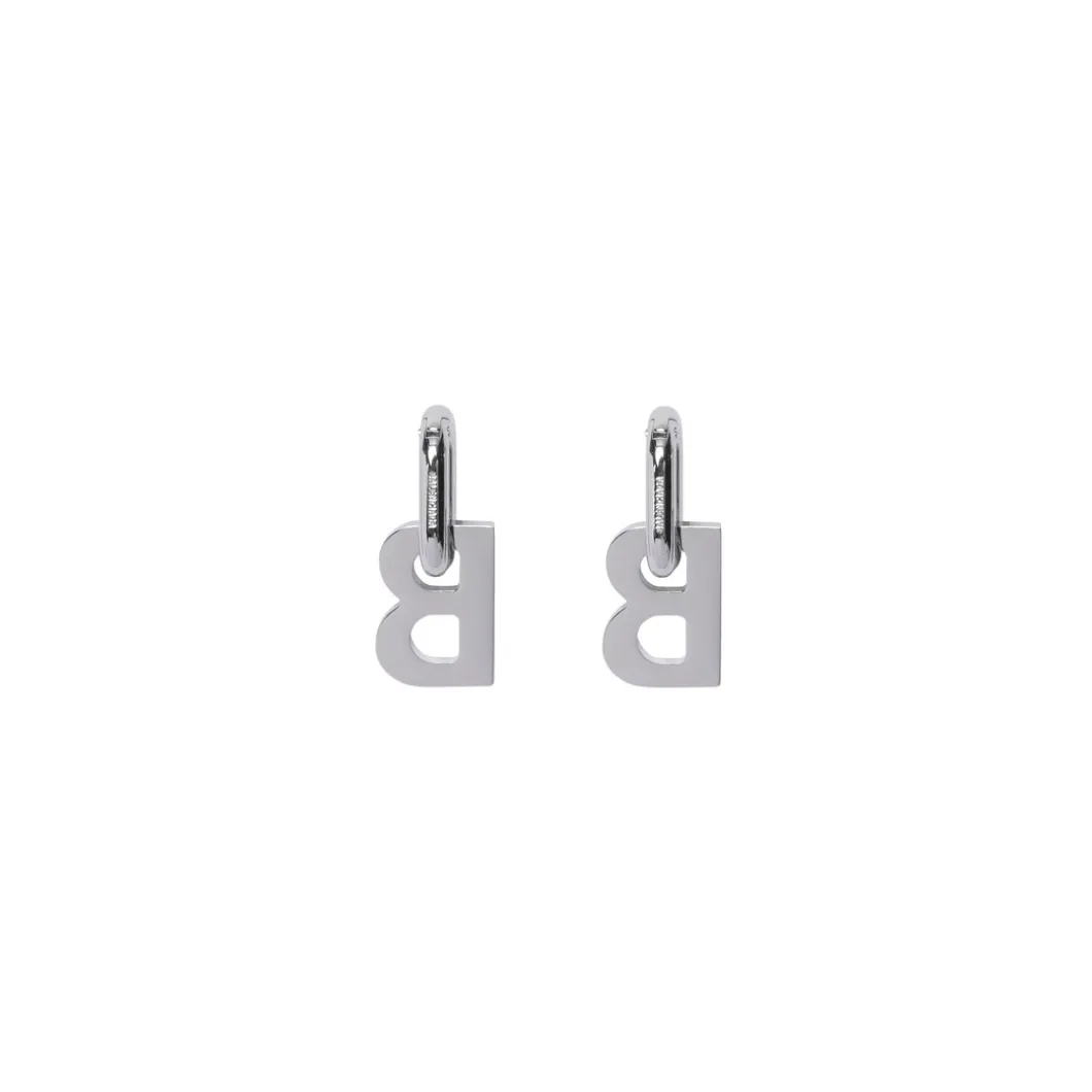 Orecchini B Chain Xl da Donna in Argento
