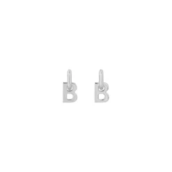 Orecchini B Chain Xs in Argento