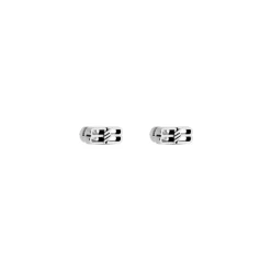 Orecchini Bb Icon in Argento Anticato