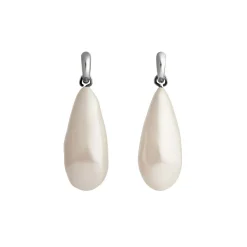 Orecchini Con Perla Palazzo  da Donna in Argento Anticato