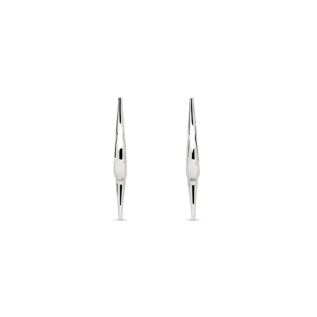 Orecchini Force Double Spike in Argento