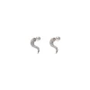 Orecchini Force Horn  in Argento