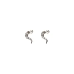 Orecchini Force Horn in Argento