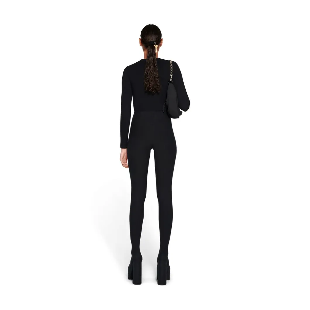 Pantaleggings Camden da Donna in Nero Délavé