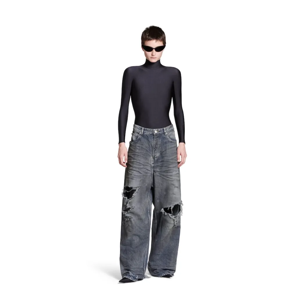 Pantaloni Baggy in Azzurro
