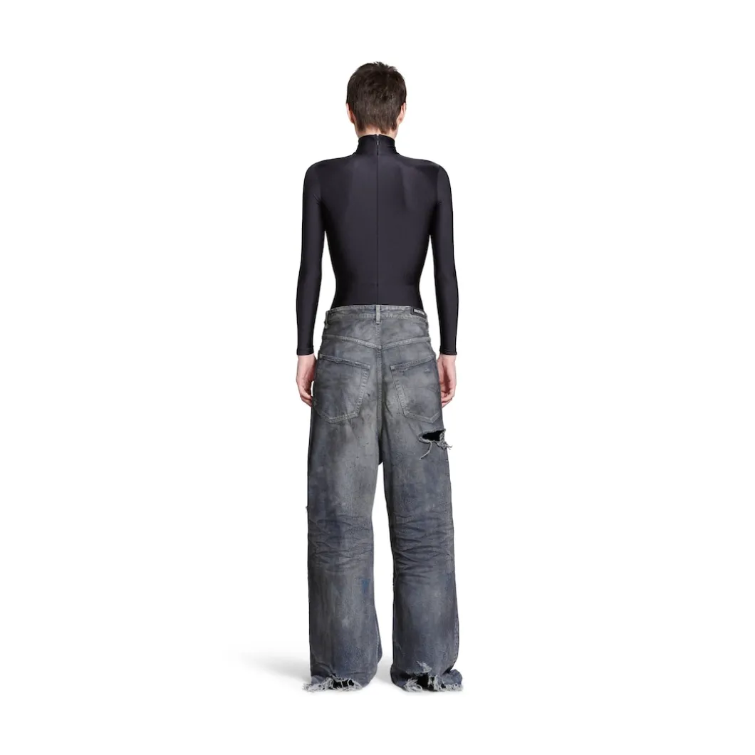 Pantaloni Baggy in Azzurro