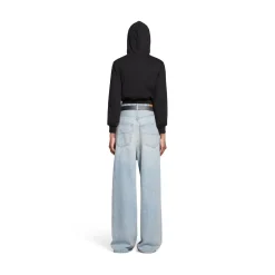 Pantaloni Baggy in Azzurro