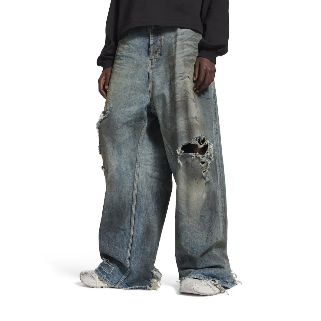 Pantaloni Baggy in Azzurro