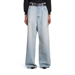 Pantaloni Baggy in Azzurro
