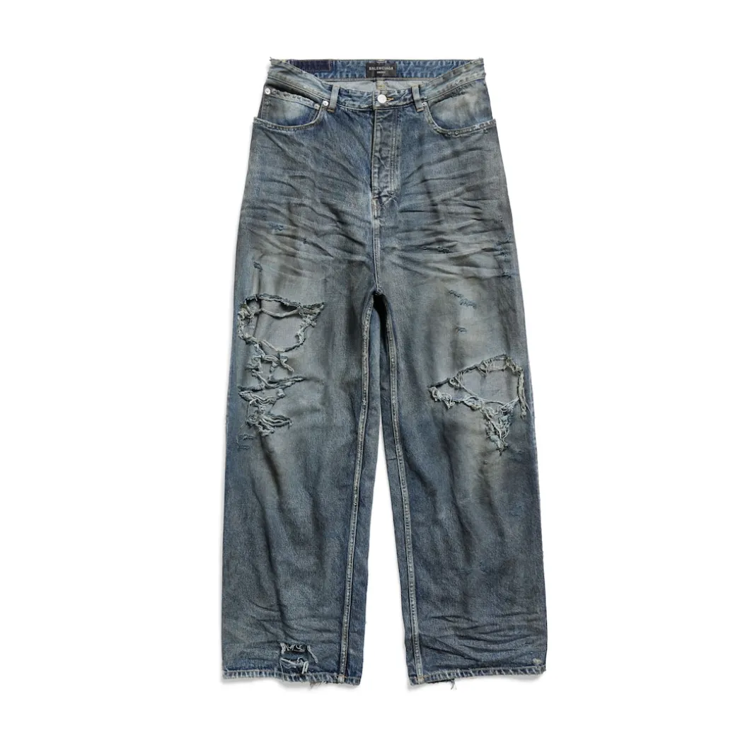 Pantaloni Baggy in Azzurro
