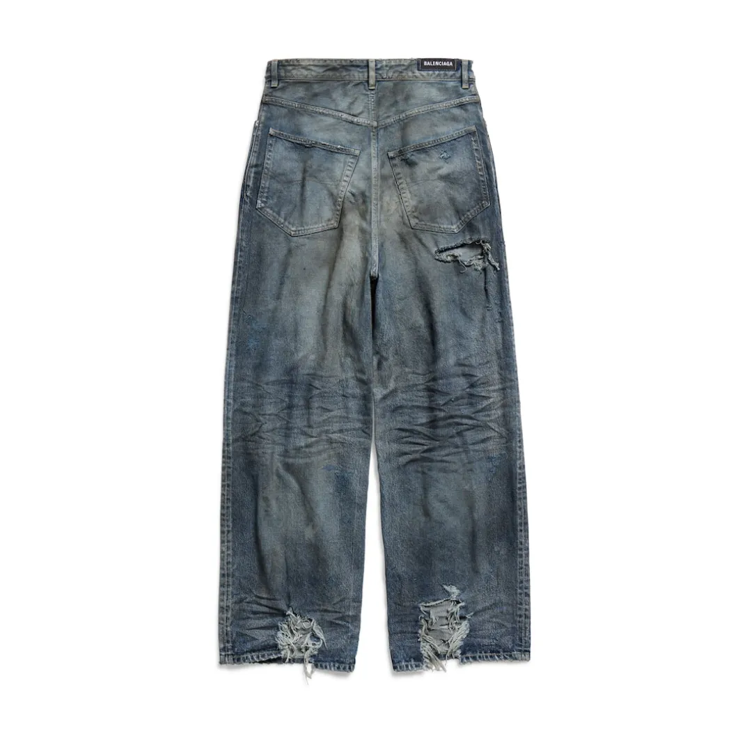 Pantaloni Baggy in Azzurro