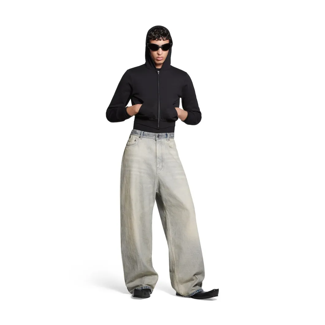 Pantaloni Baggy in Blu