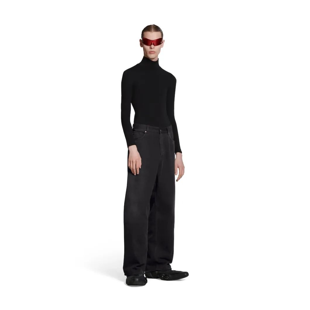 Pantaloni Baggy in Nero