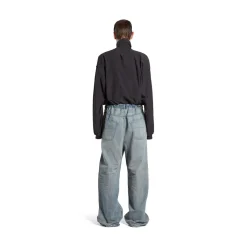 Pantaloni Baggy Oversize in Azzurro