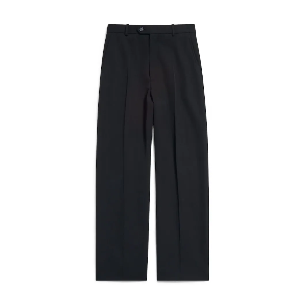 Pantaloni Baggy Tailored da Donna in Nero