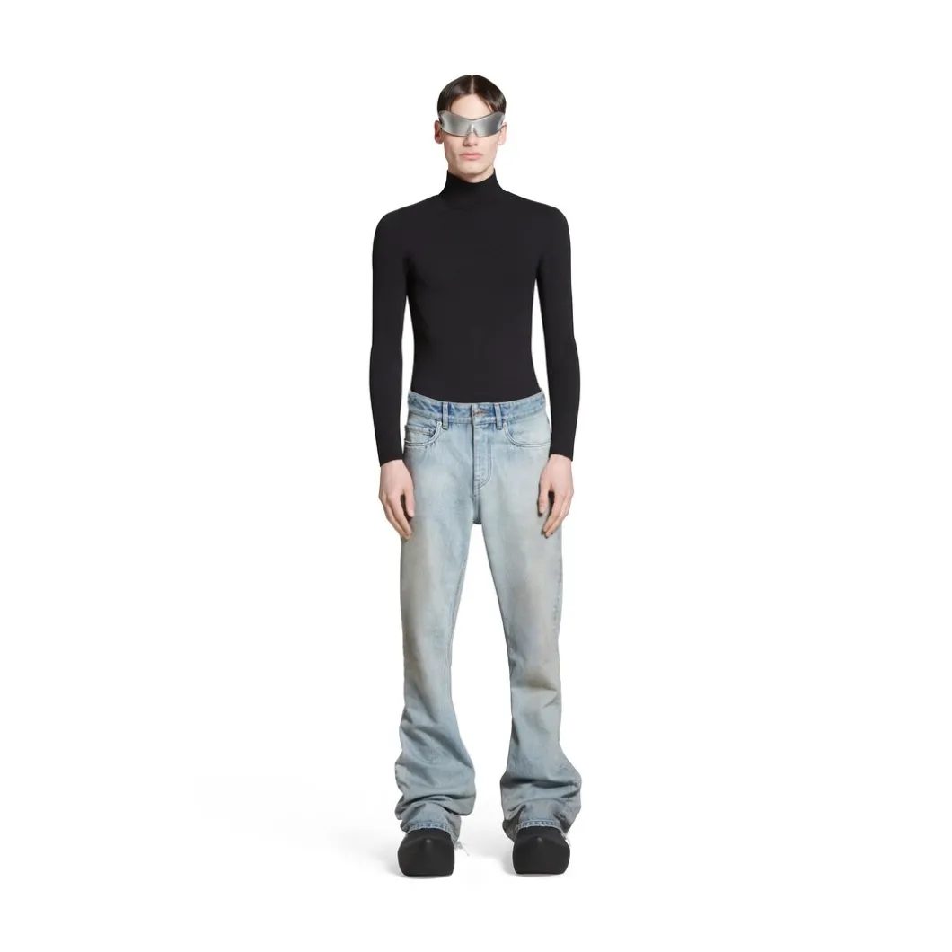 Pantaloni Bootcut in Blu