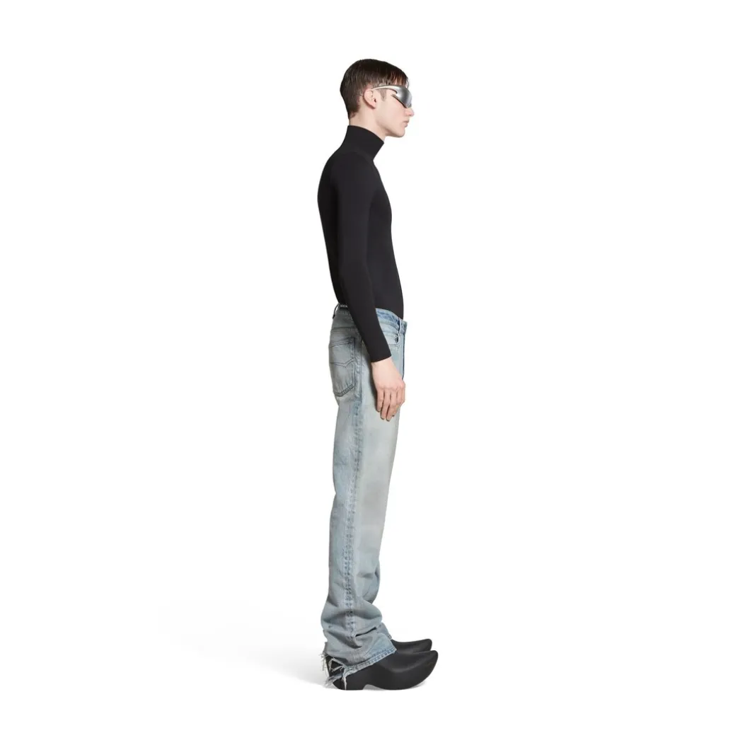Pantaloni Bootcut in Blu