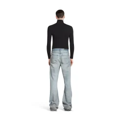 Pantaloni Bootcut in Blu