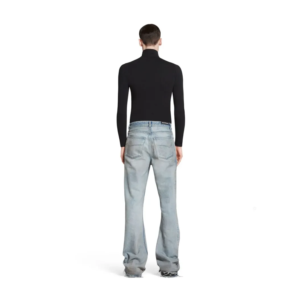 Pantaloni Bootcut in Blu