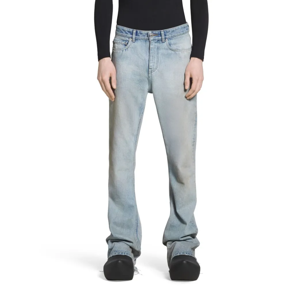 Pantaloni Bootcut in Blu