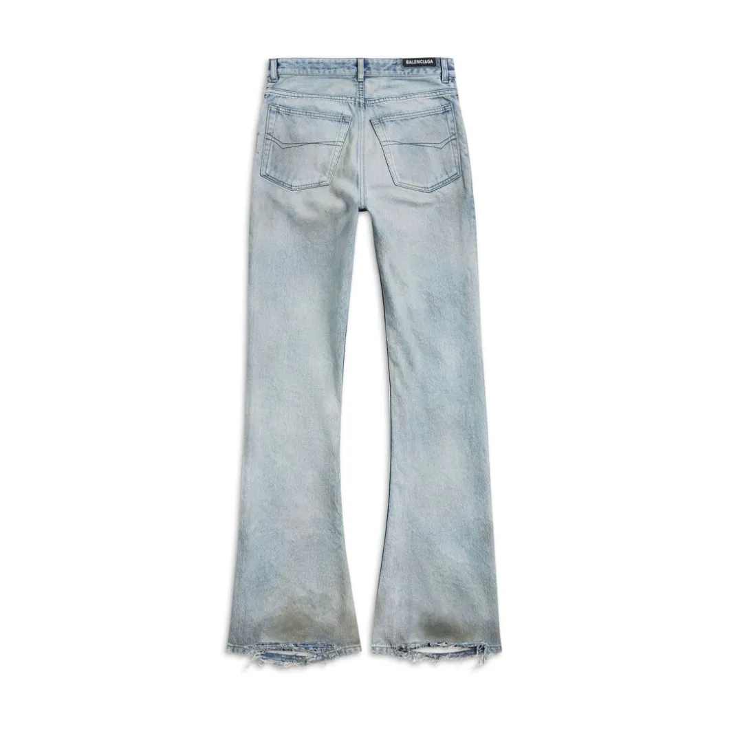 Pantaloni Bootcut in Blu