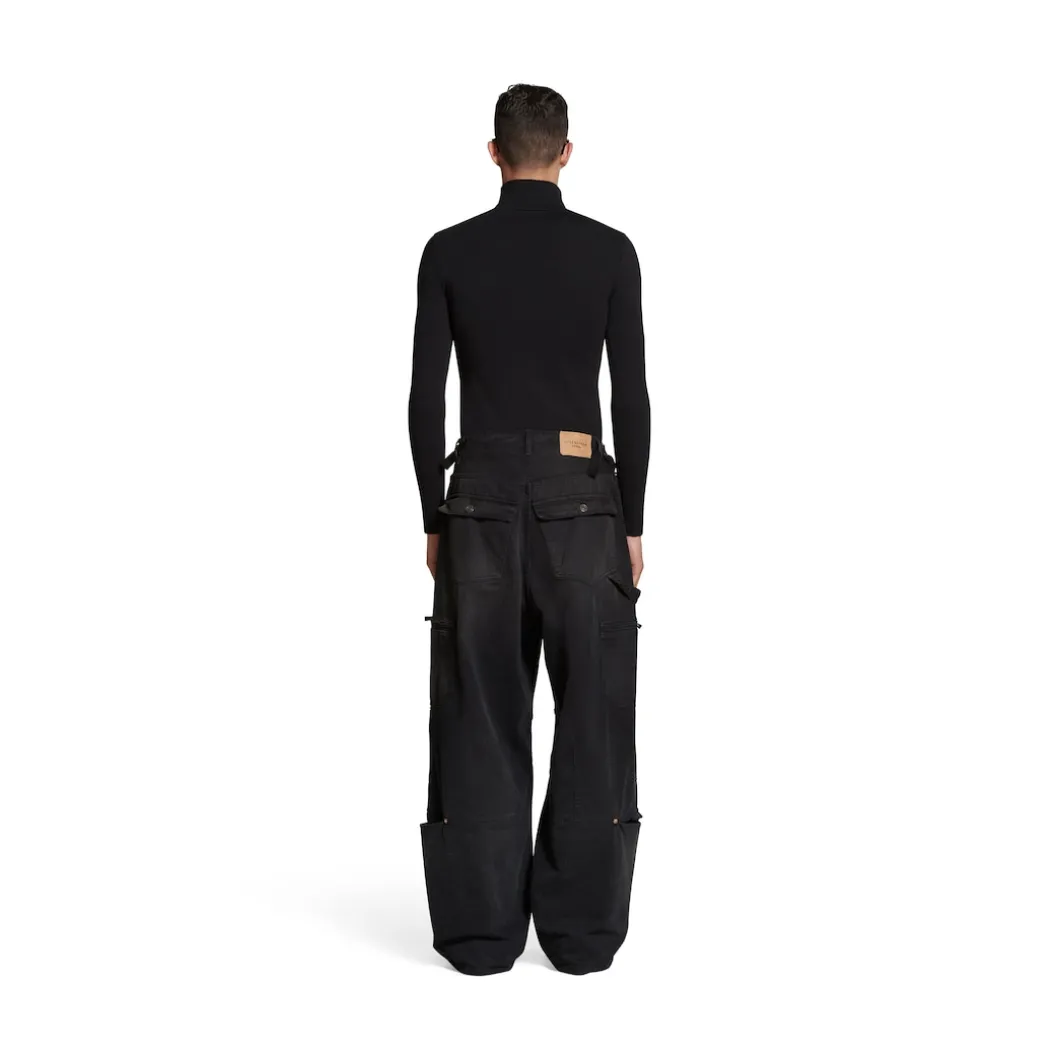 Pantaloni Cargo in Nero
