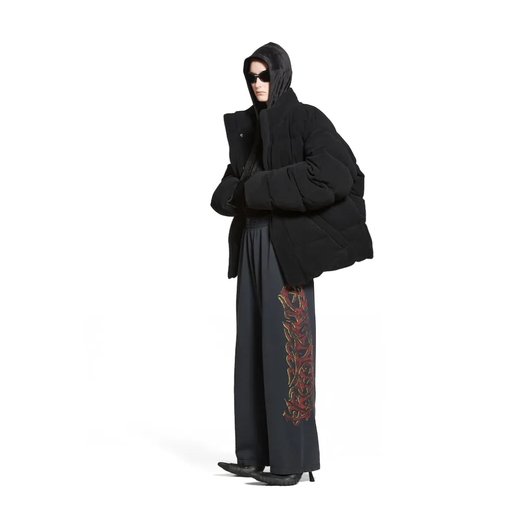 Pantaloni Da Tuta Baggy Offshore in Nero Délavé