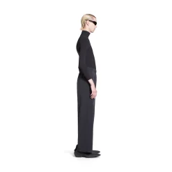 Pantaloni Da Tuta Baggy Outline in Nero D&eacute;lav&eacute;