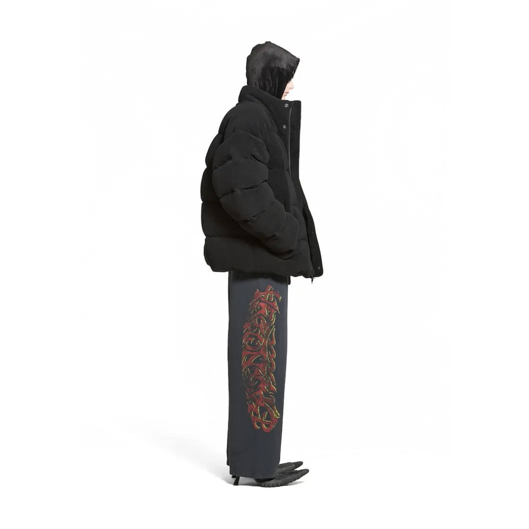 Pantaloni Da Tuta Baggy Offshore in Nero Délavé