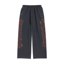 Pantaloni Da Tuta Baggy Offshore in Nero Délavé