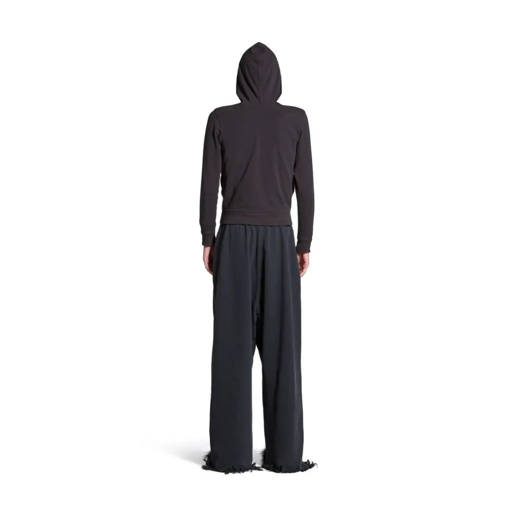 Pantaloni Da Tuta Cropped Unity Sports Icon in Nero/bianco