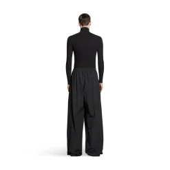 Pantaloni Double Front Tracksuit in Nero