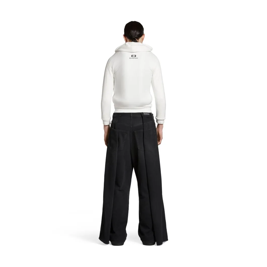 Pantaloni Double Side in Nero