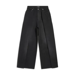 Pantaloni Double Side in Nero