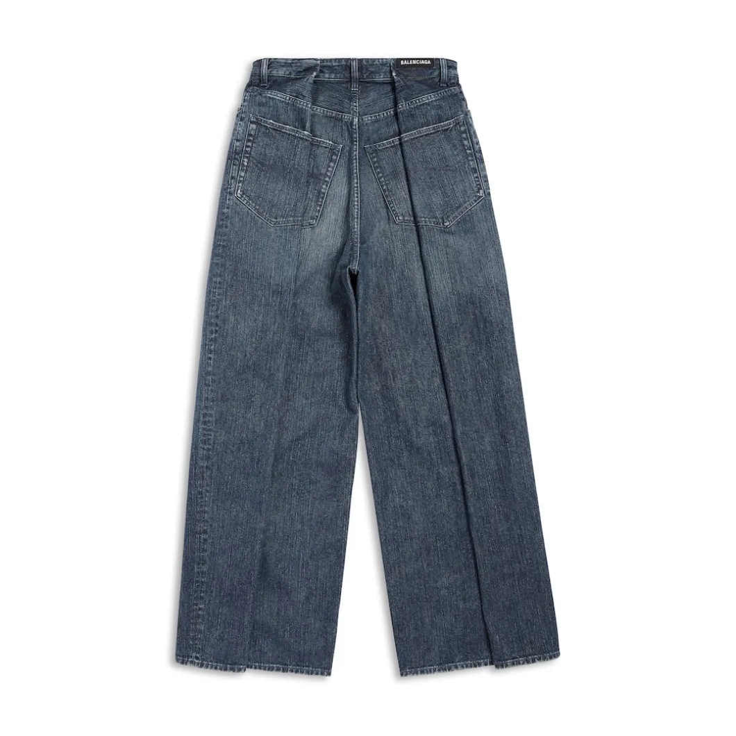 Pantaloni Double Side in Blu Scuro