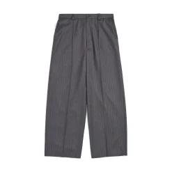 Pantaloni Loose Tailored in Grigio/rosso