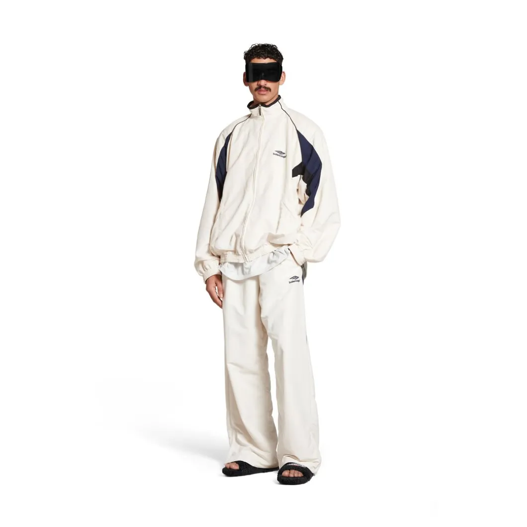 Pantaloni Tracksuit 3b Sports Icon Medium Fit in Bianco