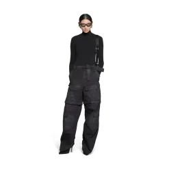 Pantashoes Knife Cargo Balenciaga da Donna in Nero