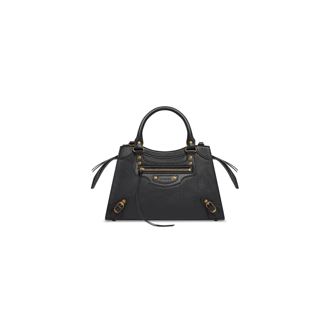 Piccola Borsa Neo Classic Top Handle da Donna in Nero