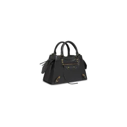 Piccola Borsa Neo Classic Top Handle da Donna in Nero
