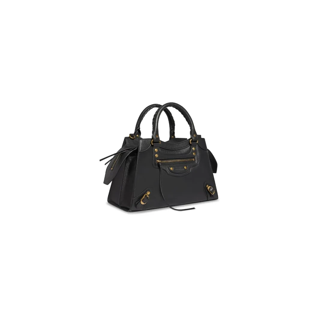 Piccola Borsa Neo Classic Top Handle da Donna in Nero