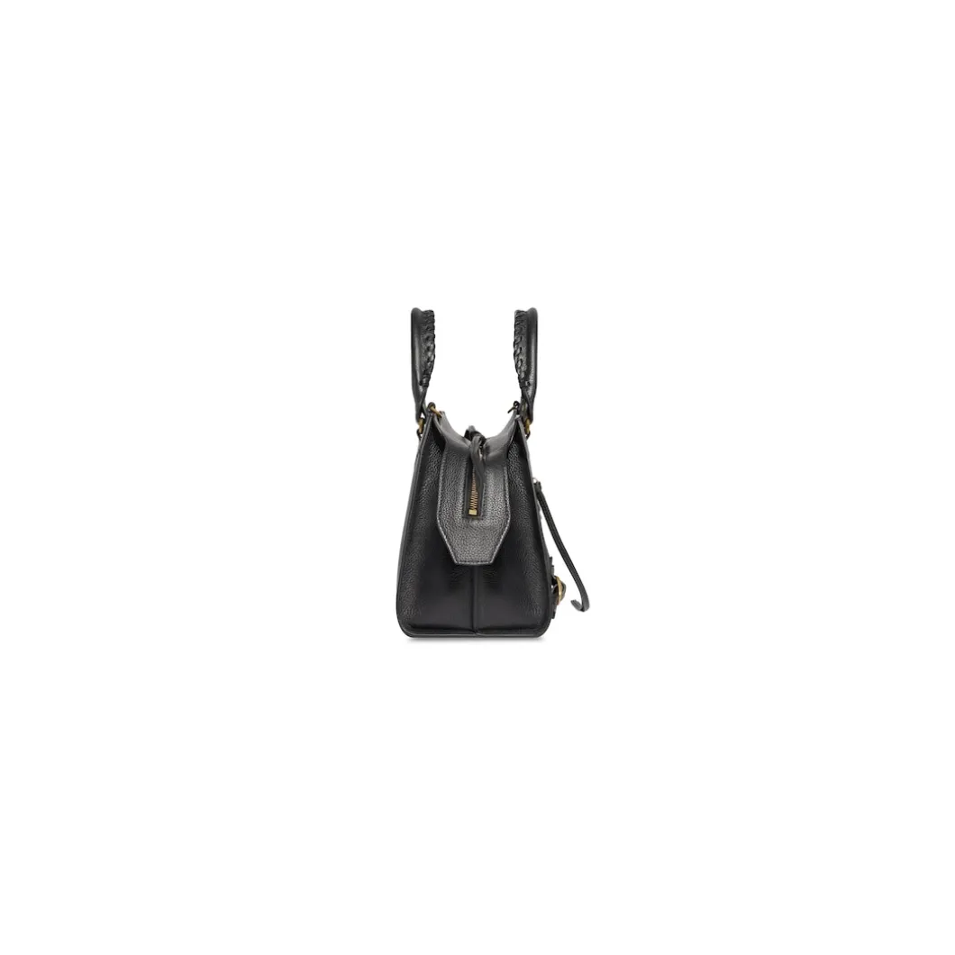 Piccola Borsa Neo Classic Top Handle da Donna in Nero