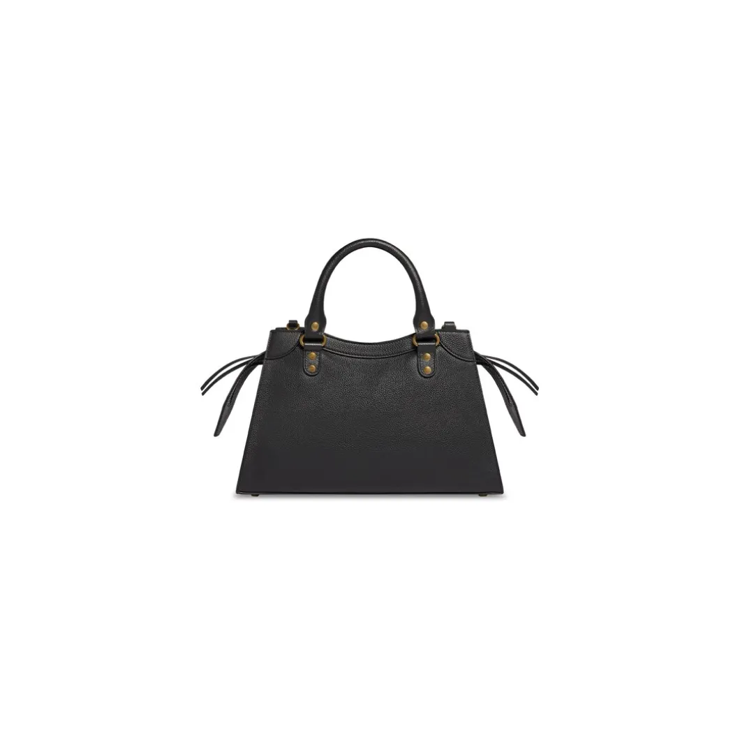 Piccola Borsa Neo Classic Top Handle da Donna in Nero