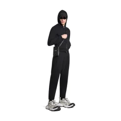 Porta Cellulare Con Tracolla Signature In Tela Spalmata Bb Monogram da Uomo in Nero