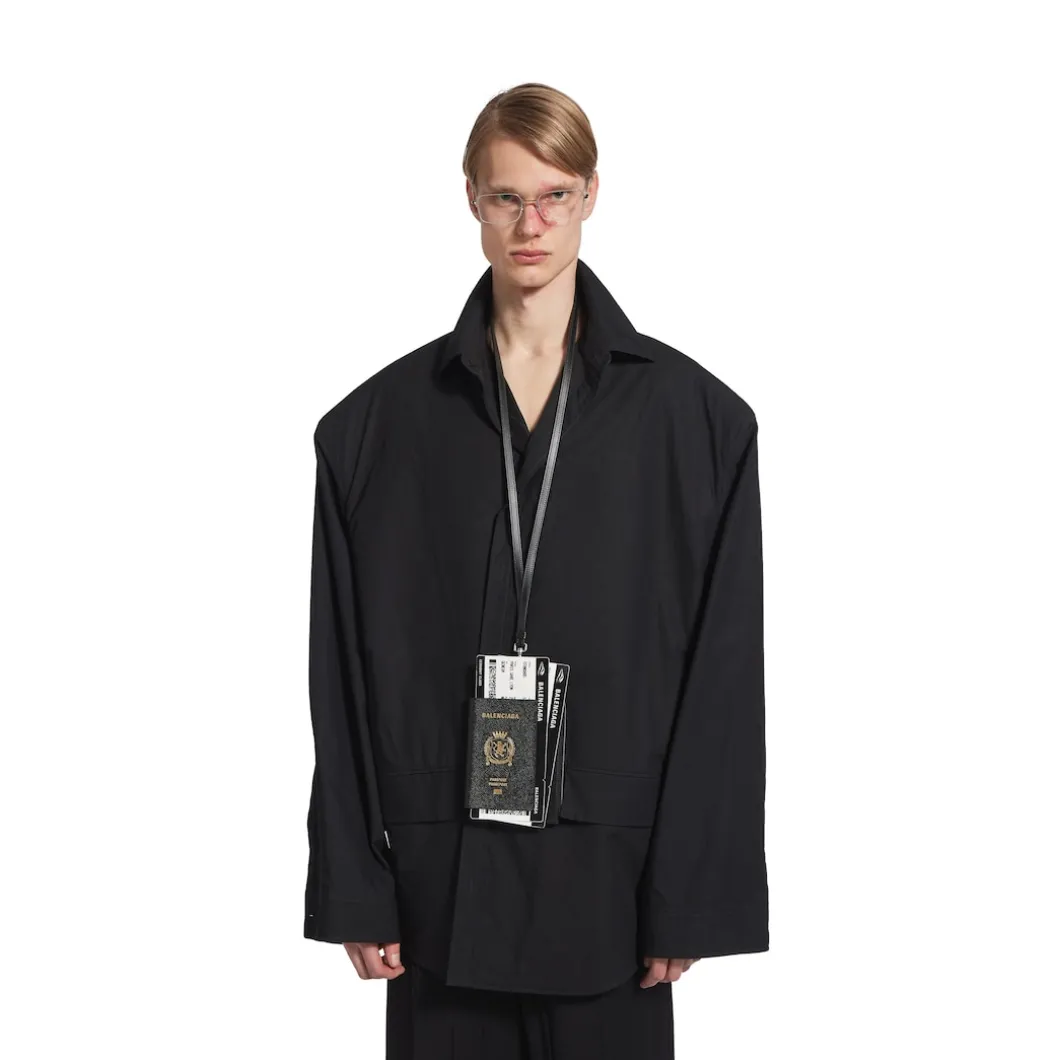 Porta Cellulare Passport da Uomo in Nero