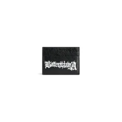 Portacarte Cash Diy Metal da Uomo in Nero/bianco