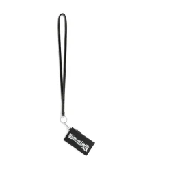 Portacarte Con Portachiavi Cash Diy Metal da Uomo in Nero/bianco
