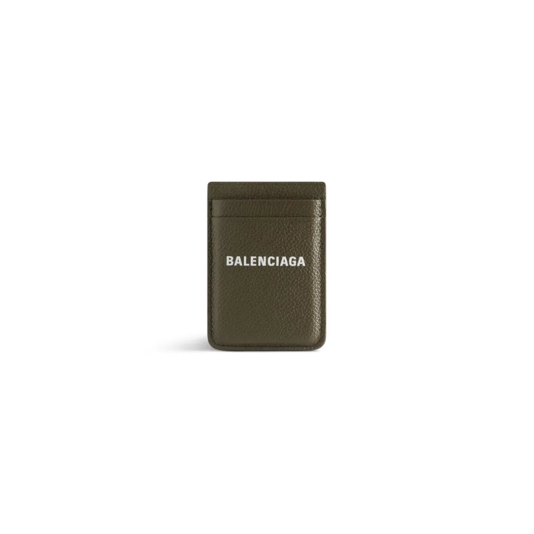 Portacarte Magnetico Cash da Uomo in Verde Scuro