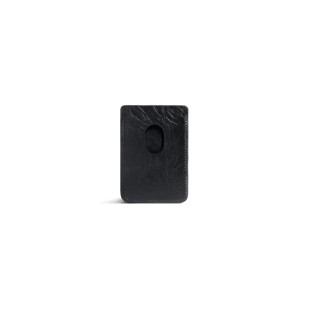 Portacarte Magnetico Crush Trapuntato da Donna in Nero
